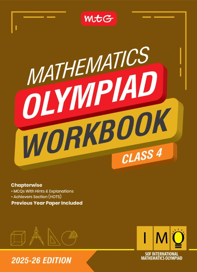 MTG International Mathematics Olympiad (IMO) Workbook for Class 4 - SOF Olympiad Preparation Books | 2025-2026 Edition